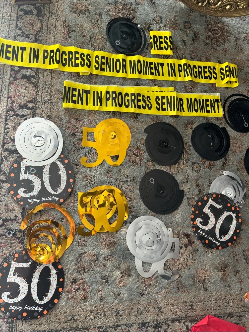Lot of 50th Birthday  Decorations